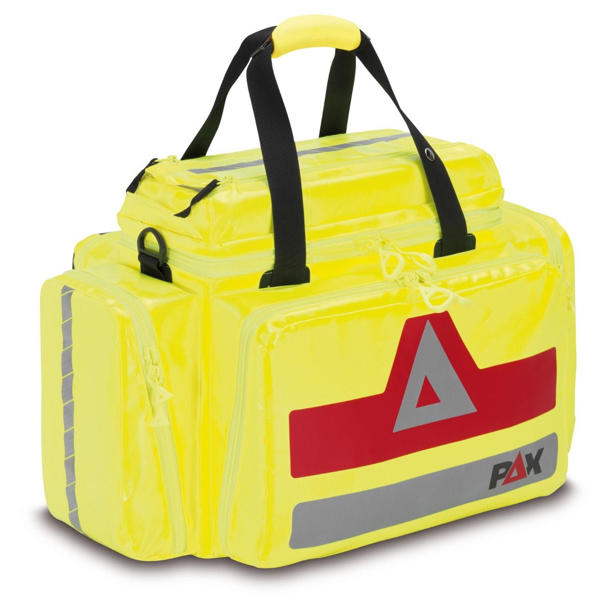 Pax USA Field Bag, Yellow, Zipper Closure, Comfort Grip Carry Handle