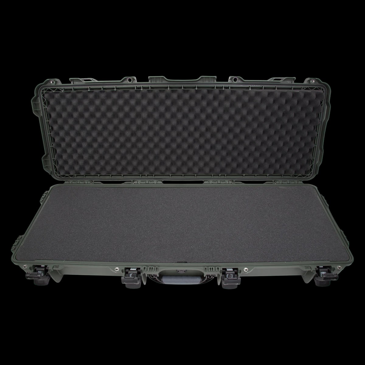 Nanuk 990 Hard Case with Foam, Olive, 47.1 x 17.3 x 6.6 inches, 2 Handle