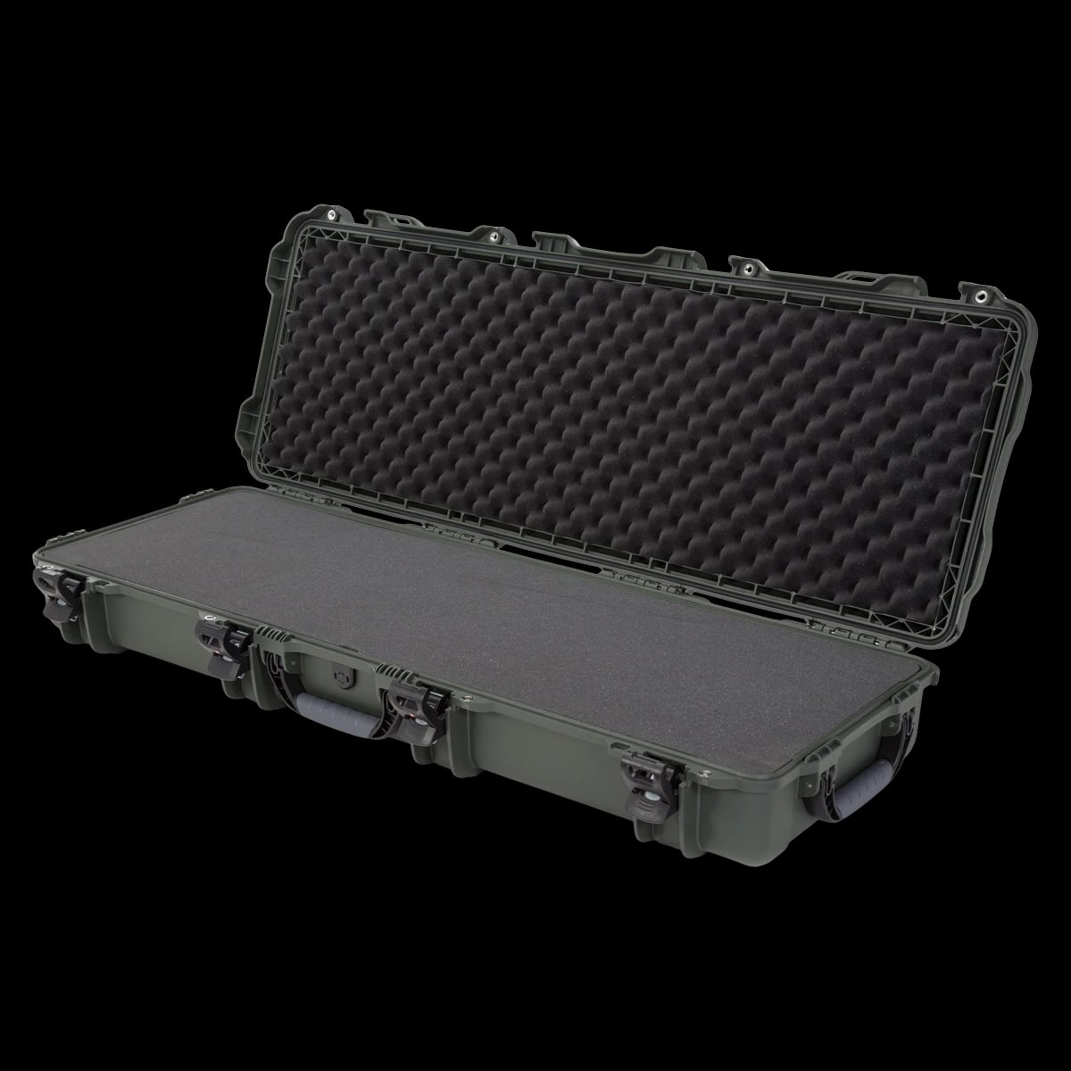 Nanuk 990 Hard Case with Foam, Olive, 55.1 x 17.3 x 6.6 in, Carry Handle