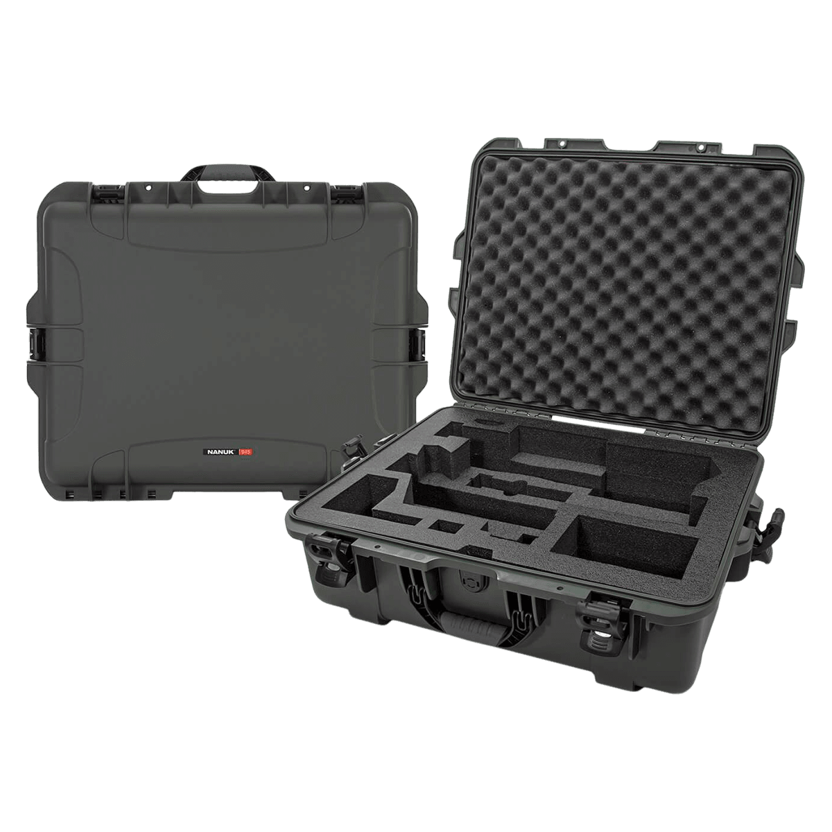 Nanuk 945 Hard Case with Foam, Olive, 25.1 x 19.9 x 8.8 in, Carry Handle