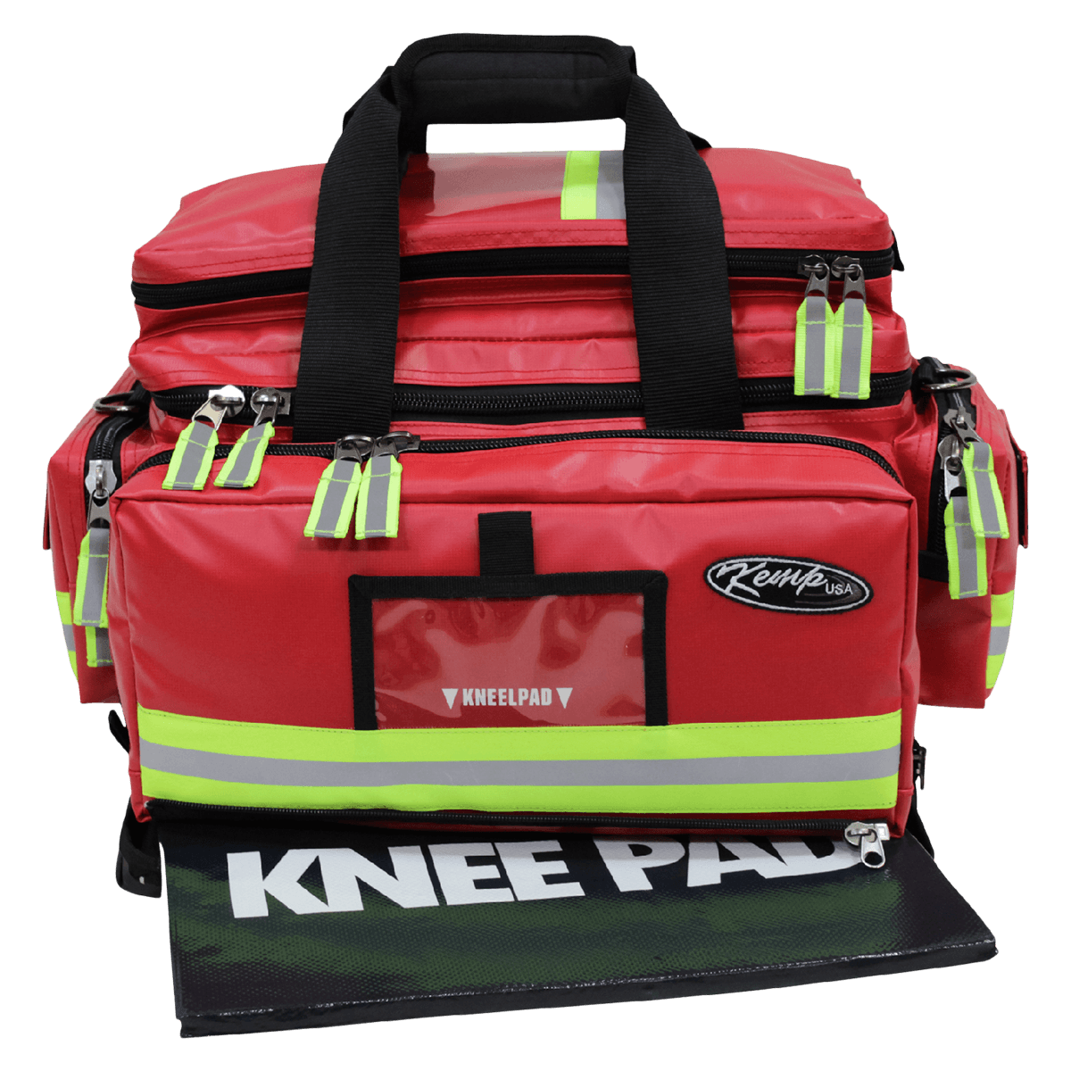 Kemp USA Professional Trauma Bag, Large, Red (Tarp F-R Lrg Pro Trau Bag Red)