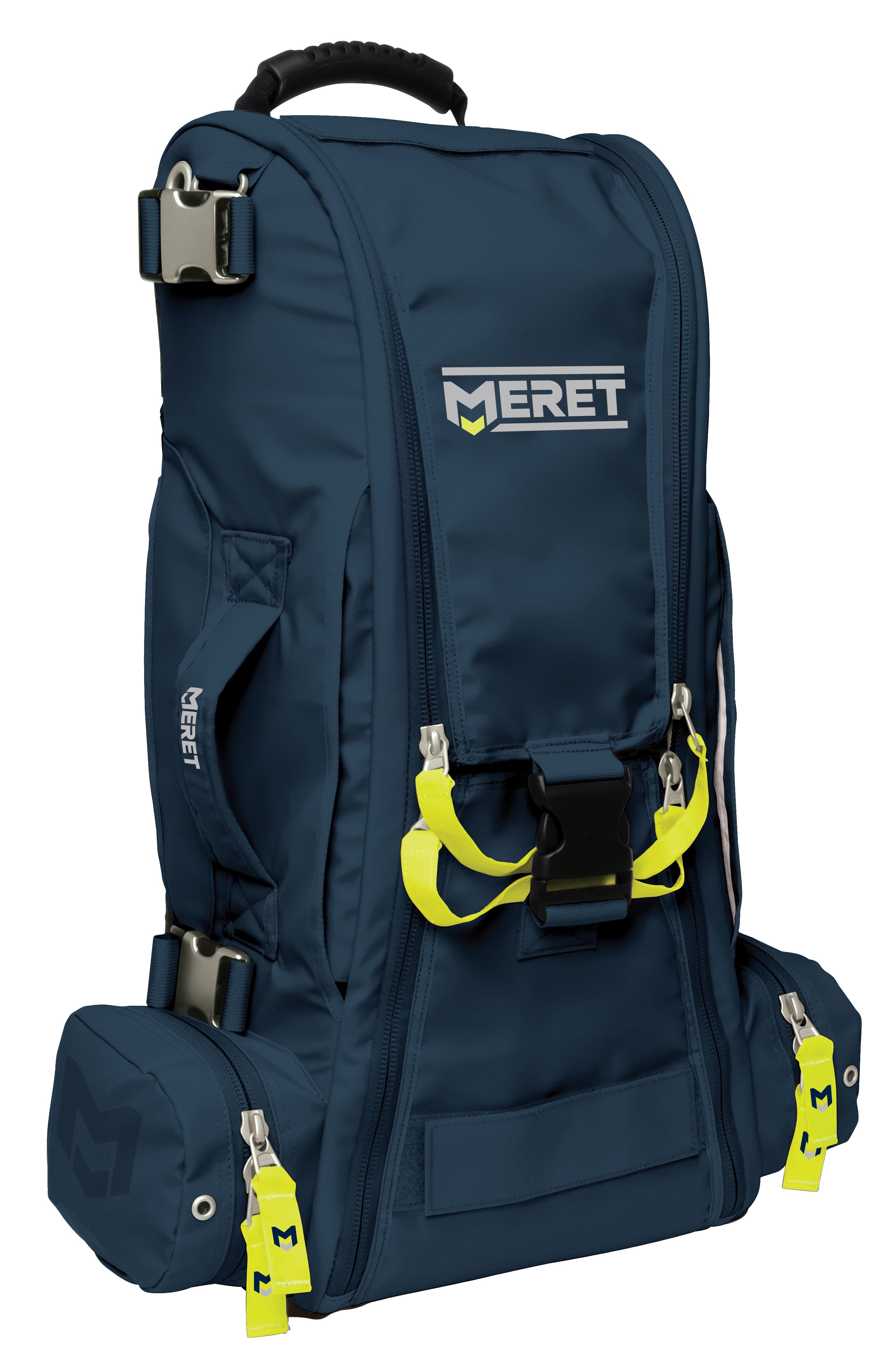 Meret Recover Pro X O2 Bag, Navy, Zipper Closure, Comfort Grip Carry Handle
