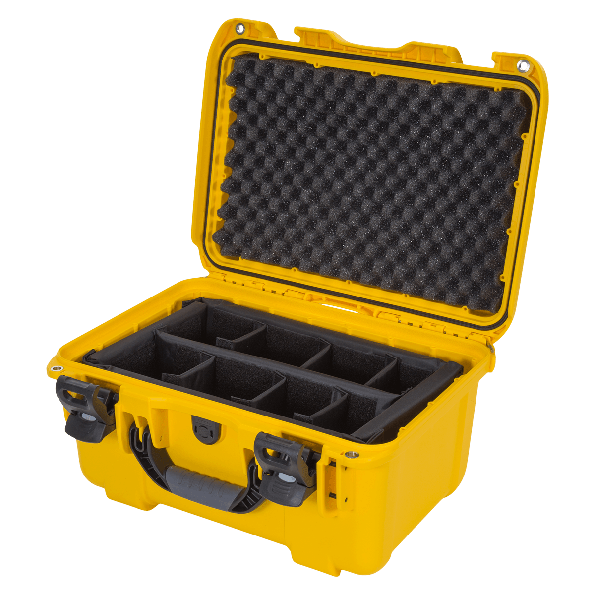 Nanuk 918 Waterproof Case with Padded Divider, Yellow