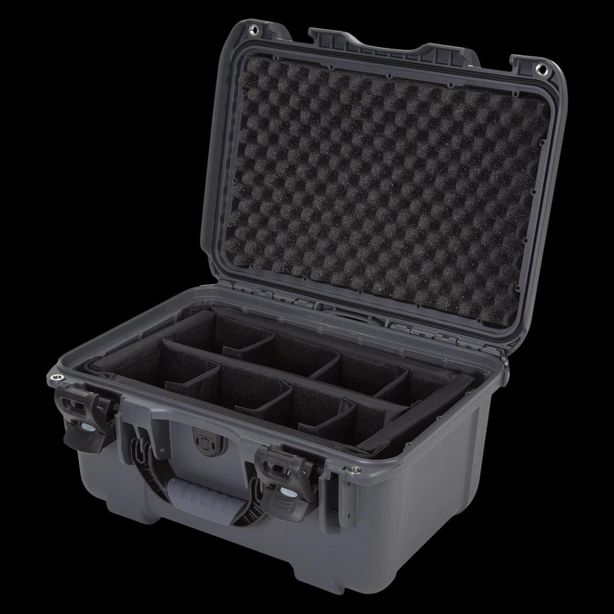 Nanuk 918 Hard Case with Padded Divider, Graphite