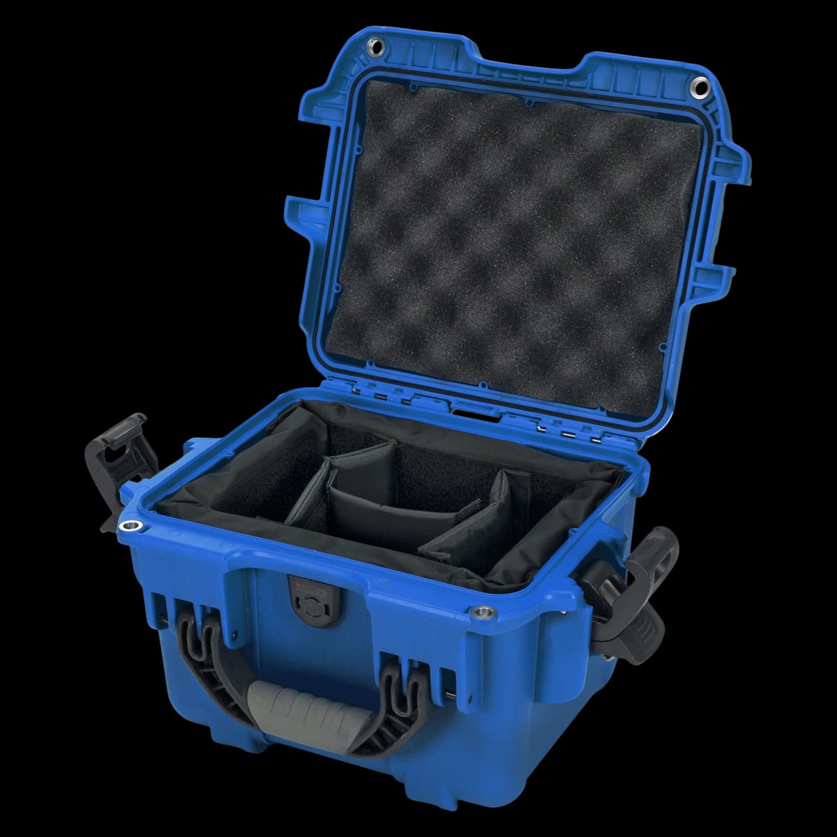 Nanuk 908 Waterproof Hard Case with Padded Divider, Blue