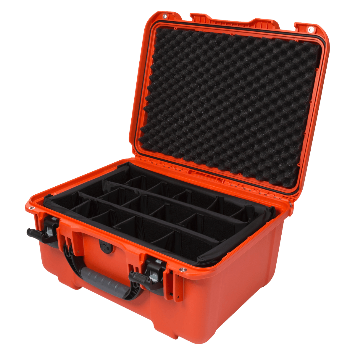 Nanuk 933 Waterproof Hard Case with Padded Dividers, Orange