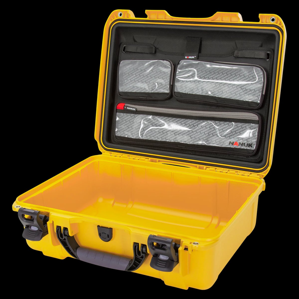 Nanuk 930 Equipment Case with Lid and Organizer Dividers, Yellow