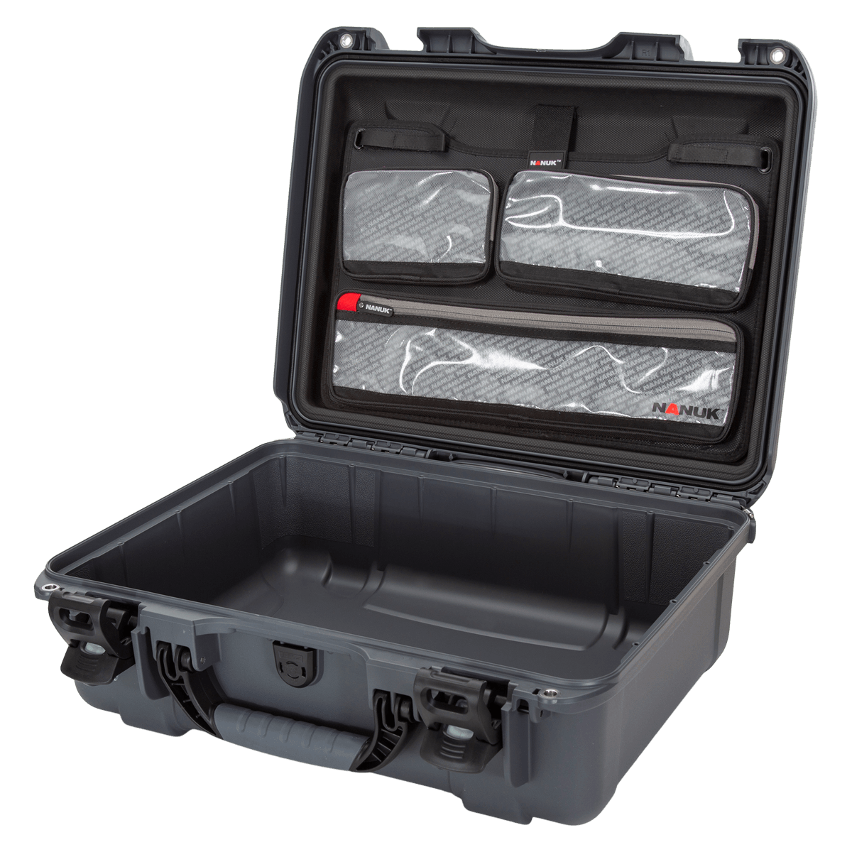 Nanuk 930 Waterproof Hard Case with Lid Organizer Divider, Graphite