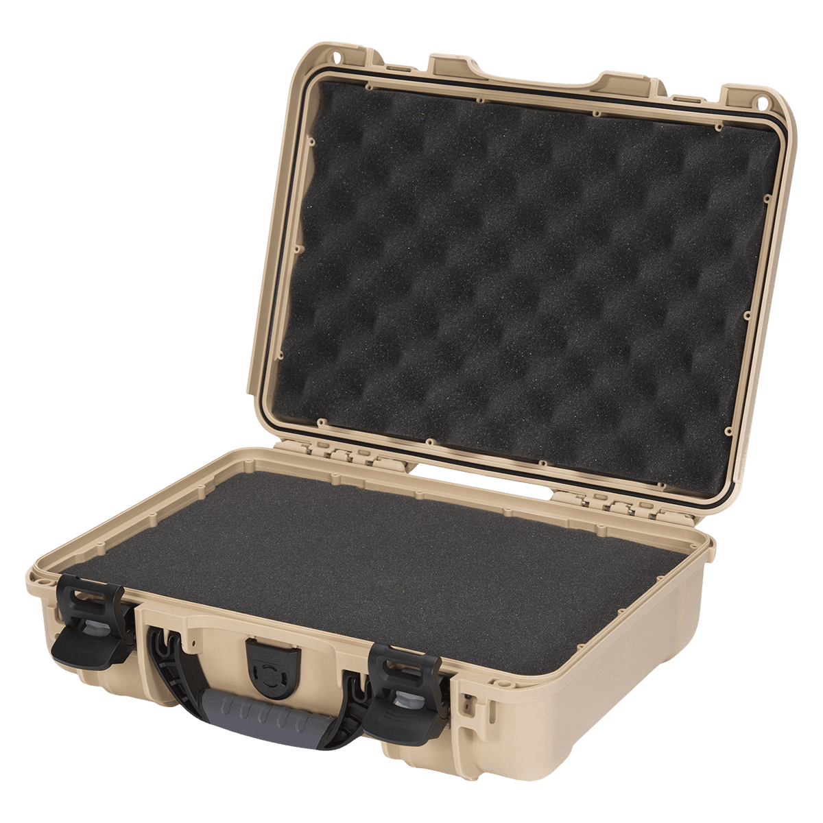 Nanuk 910 Waterproof Case with Foam Insert, Tan, 14.3 x 11.1 x 4.7 inches