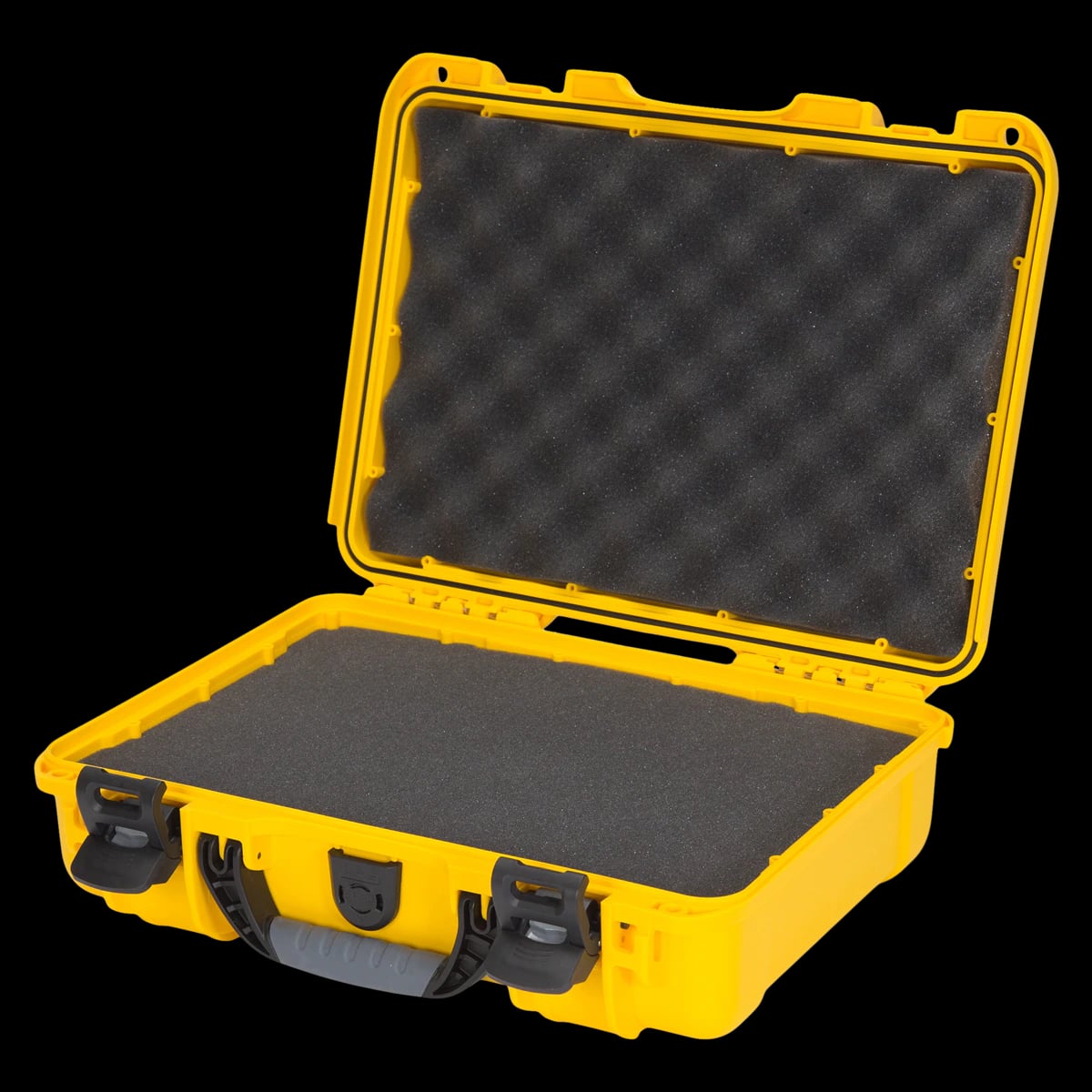 Nanuk 910 Waterproof Case with Foam, Yellow, 14.3 x 11.1 x 4.7 in