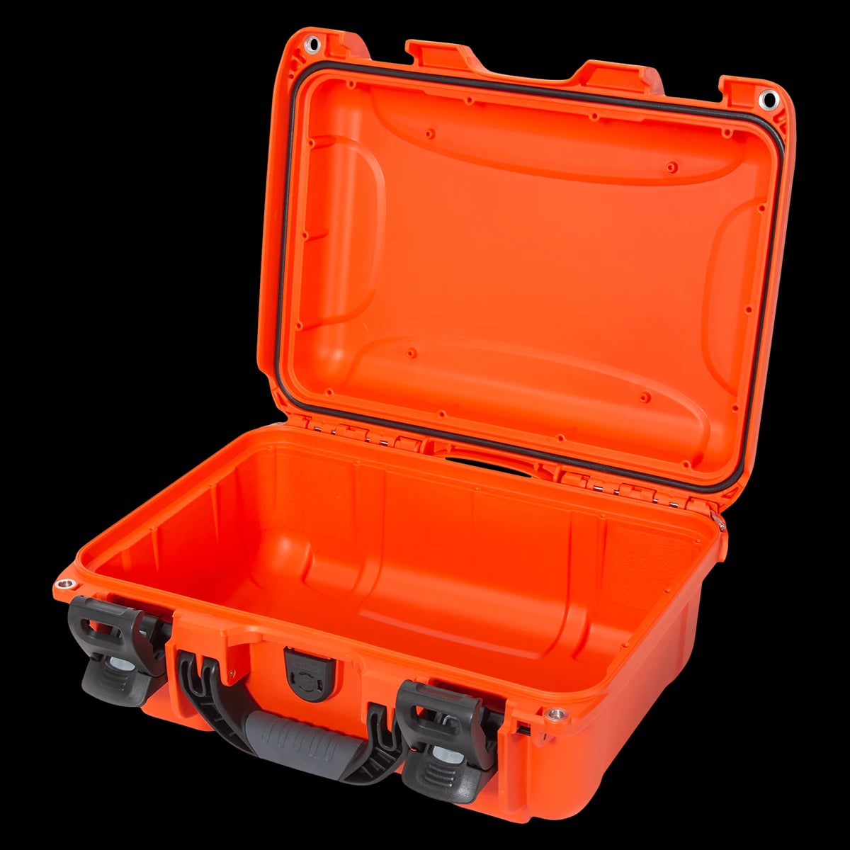 Nanuk 915 Waterproof Case, Empty, Orange, 15.8 x 12.1 x 6.8 in, Latch Closure, Soft Grip/Ergonomic Handle