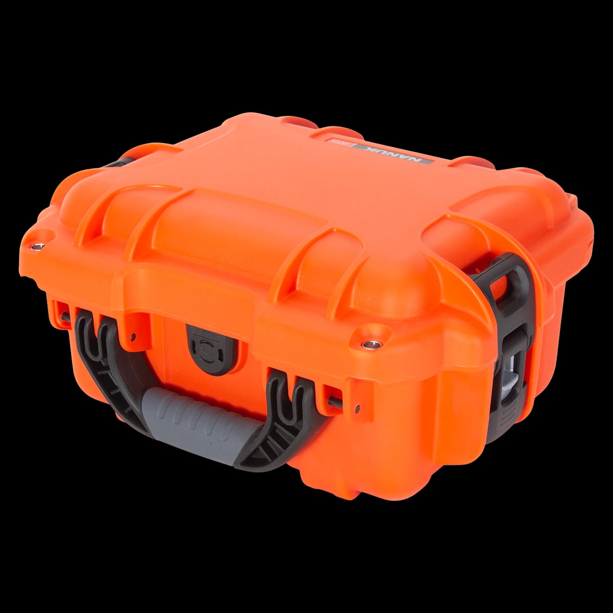 Nanuk 905 Waterproof Case with Foam, Orange, 12.5 x 10.1 x 6 in, Latch Closure, Soft Grip/Ergonomic Handle