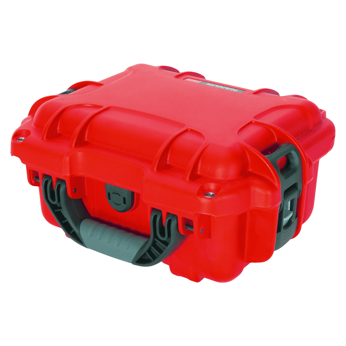 Nanuk 905 Waterproof Case with Foam, Red, 12.5 x 10.1 x 6 in, Latch Closure, Soft Grip/Ergonomic Handle