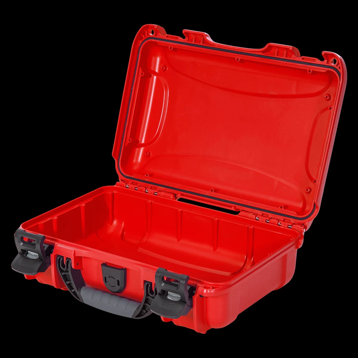 Nanuk 909 Waterproof Case, Empty, Red, 12.6 x 9 x 4.4 inches