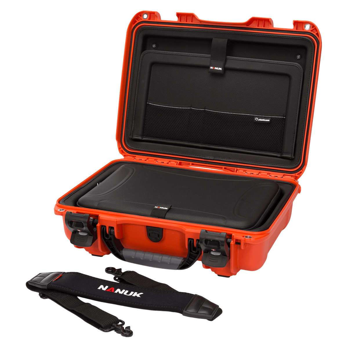 Nanuk 923 Laptop Case, Orange, 18.6 x 14.4 x 6.3 in, TSA Latches, Soft Grip/Ergonomic Handle