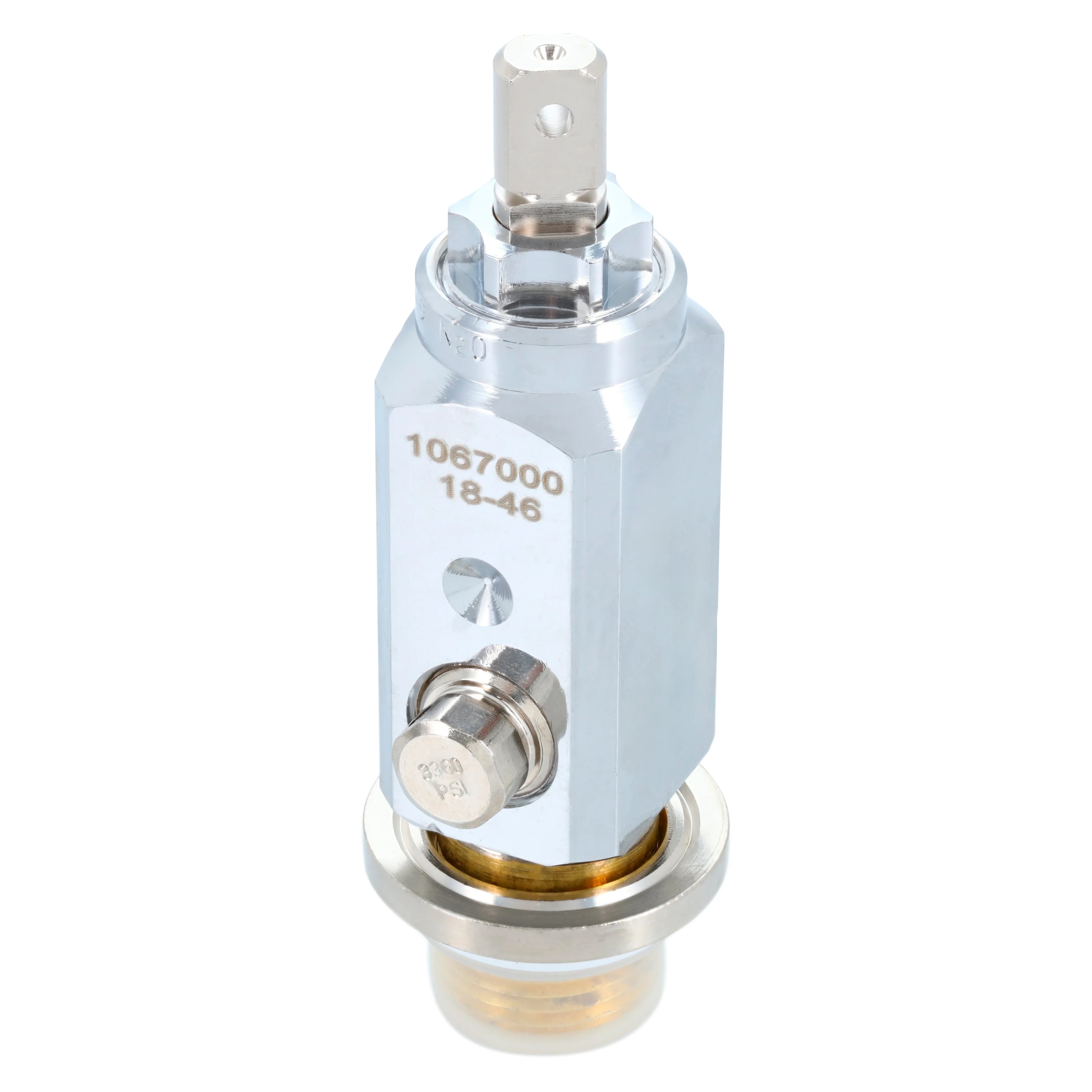 Mada Medical CGA 910 Post Valve for Nitrous Oxide, Each
