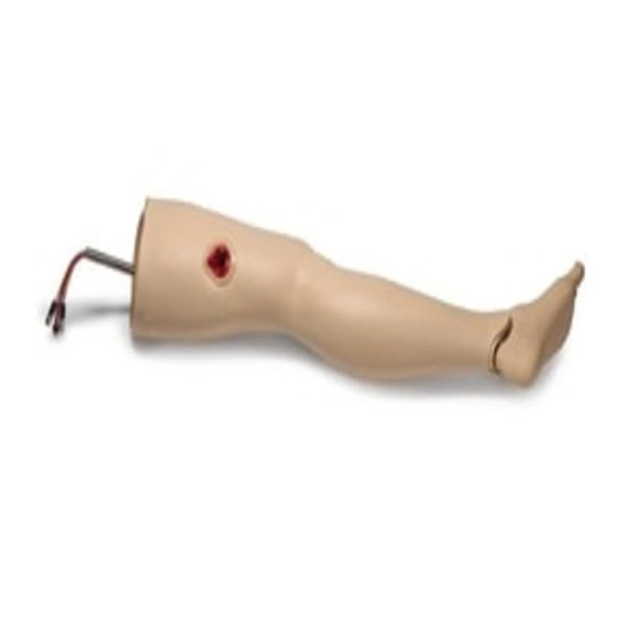 Laerdal SimMan Gunshot/Bleeding Training Leg, Light Skin, for SimMan Essential or SimMan ALS (No Bleeding Control), 5.5 lb
