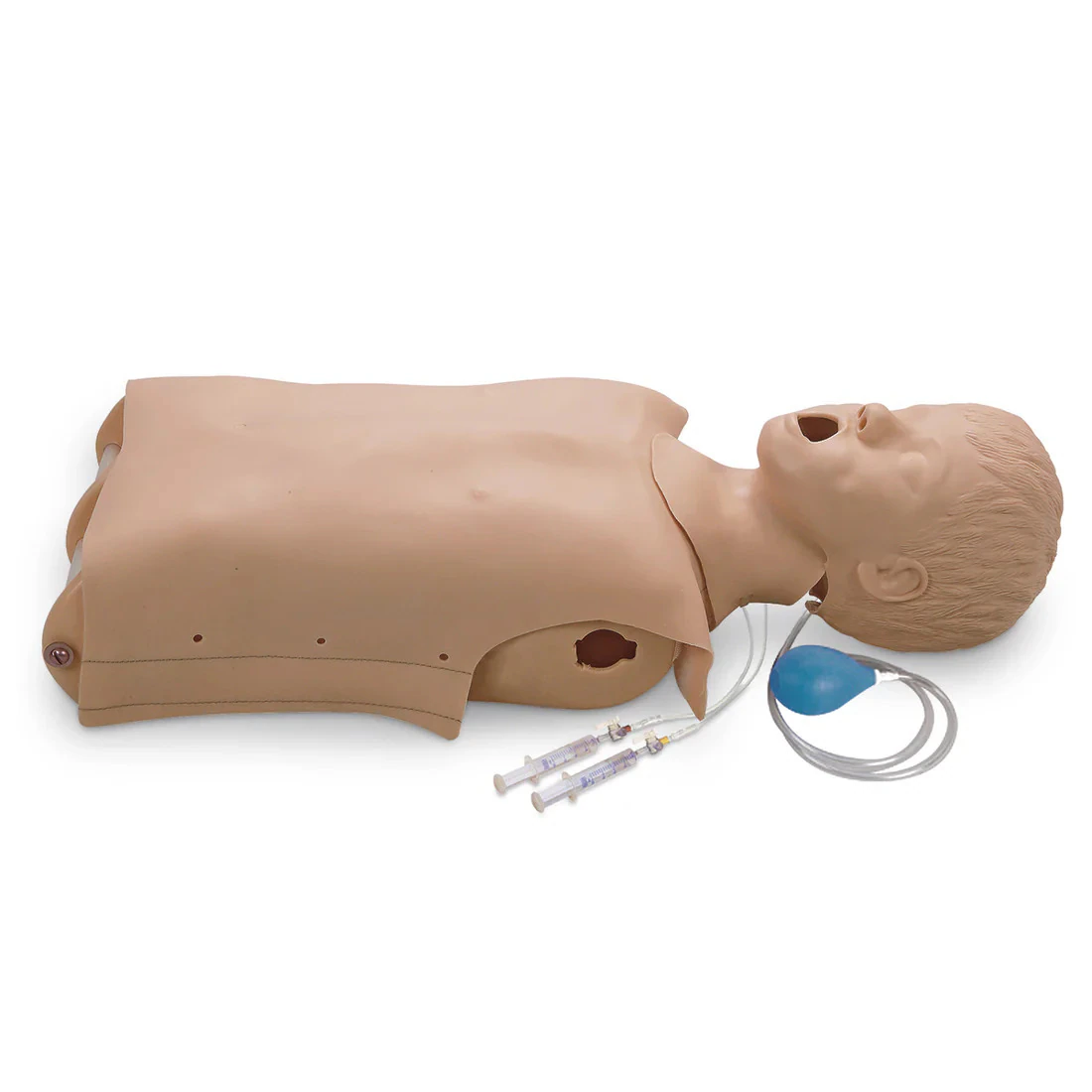 Simulaid Crisis Man w/Air – Nasco Torso Training Manikin, Light Skin, Child, with Airway Management
