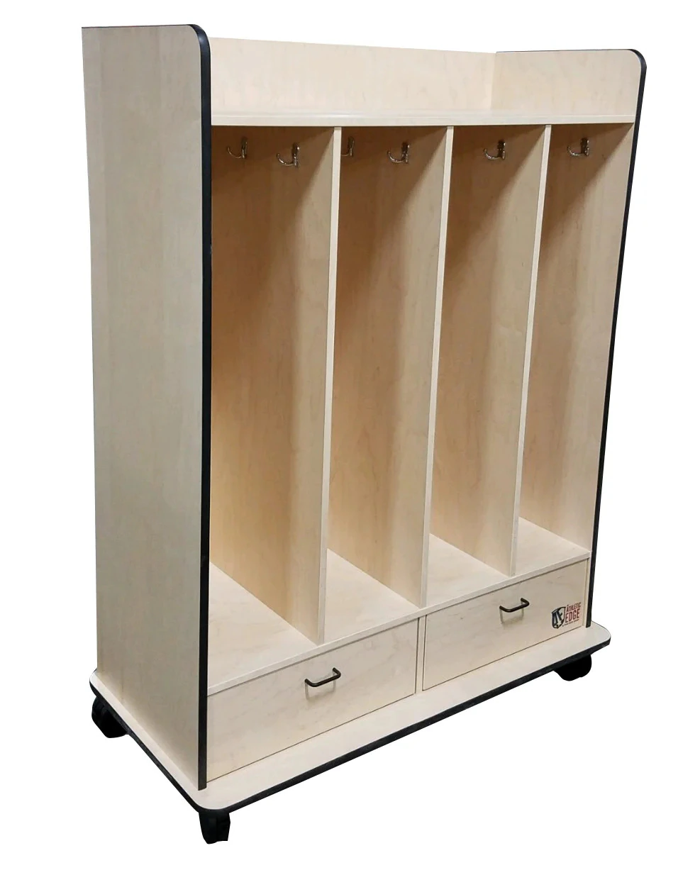 Athletic Edge Stor-Edge Multi Purpose Utility Cart, 50" x 24" x 65", 4 Swivel Casters, 2 Drawers