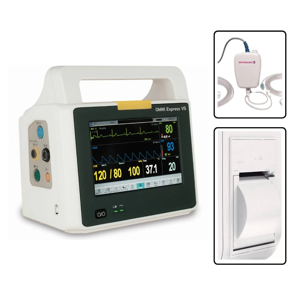 OMNI Express SS CO2 Vital Signs Monitor, Portable