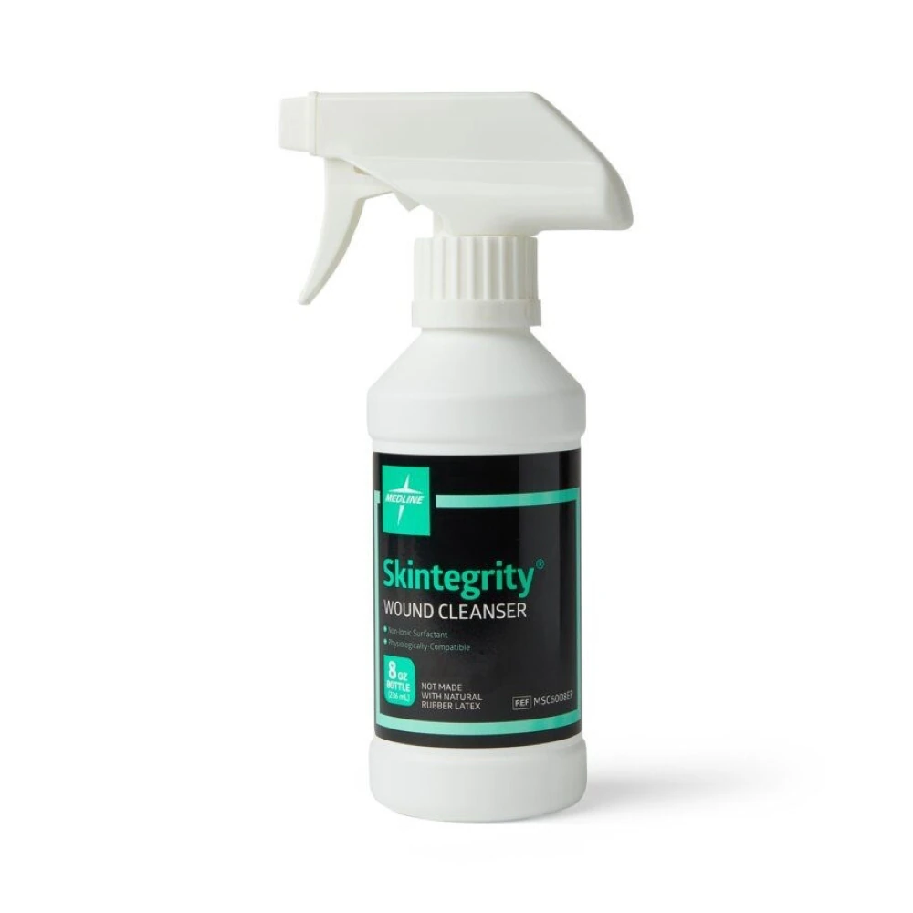 Skintegrity Wound Cleanser, 8 oz Trigger Spray Bottle, Noncytotoxic, 6/Case