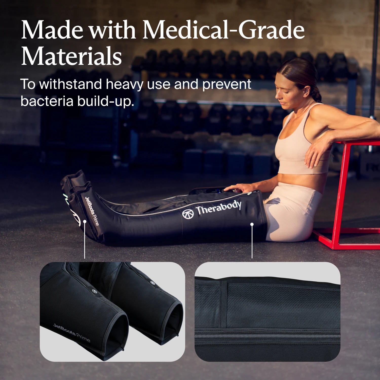 Theragun JetBoots Prime Massage Sleeve, Short Leg