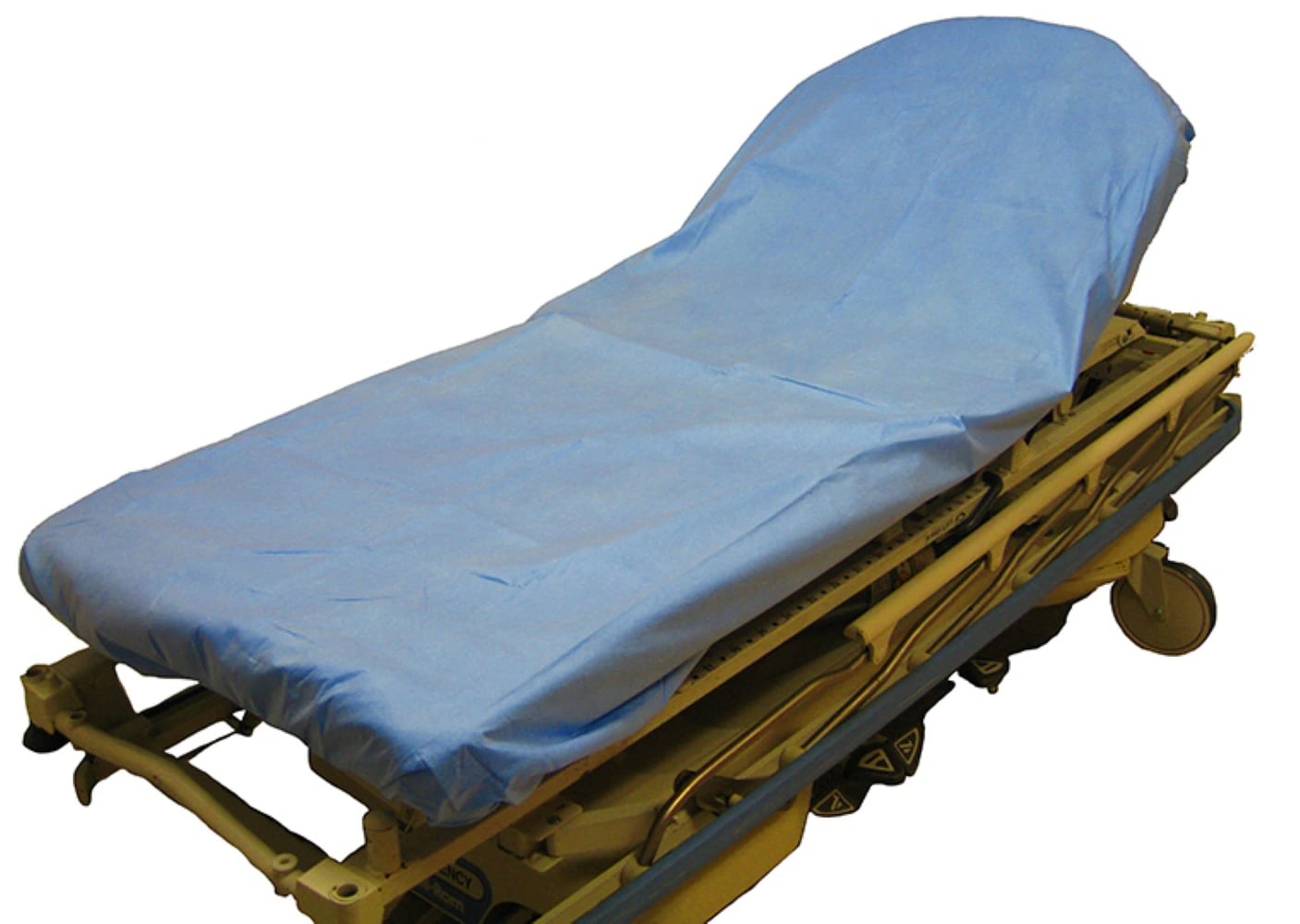 SureFit Fitted Sheet, Flame Retardant, Blue, 48" x 94", 30/Case