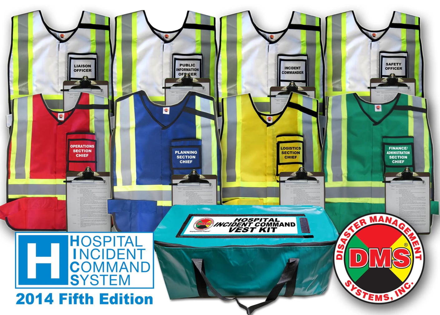 HICS Command Vest Kit, Small Hospital (EMT Kit)