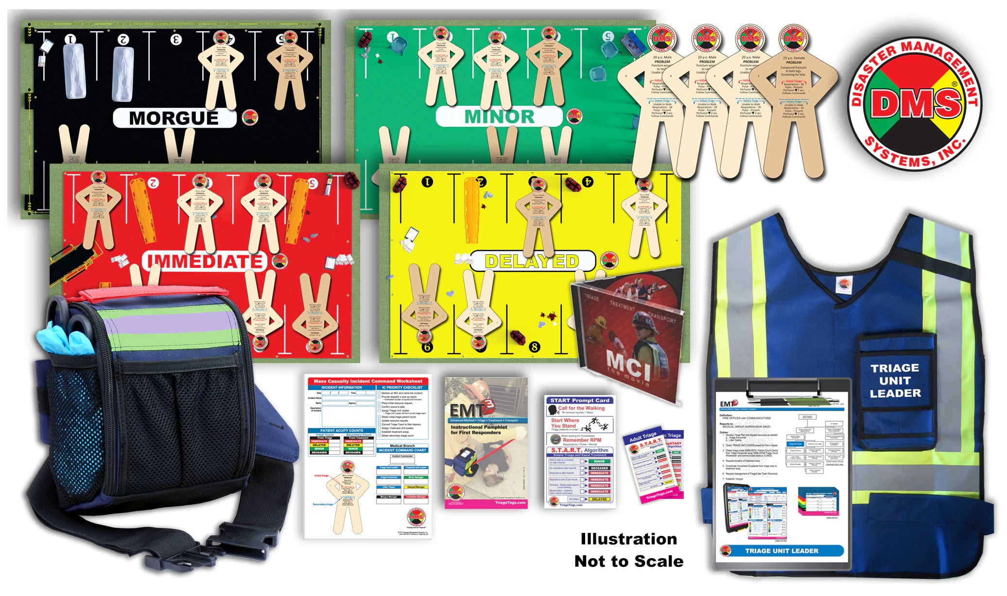 Triage Table Training Kit with Window Vest