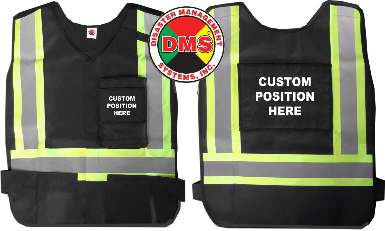 Black Dynamic Vest, One Size Fits Most