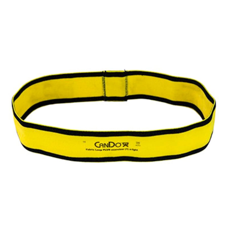 CanDo Loop Plus Exercise Loop, Light Resistance, Yellow, 12" Diameter, 01KEZKNHVDMPBQ7D4EMD9TZGK5