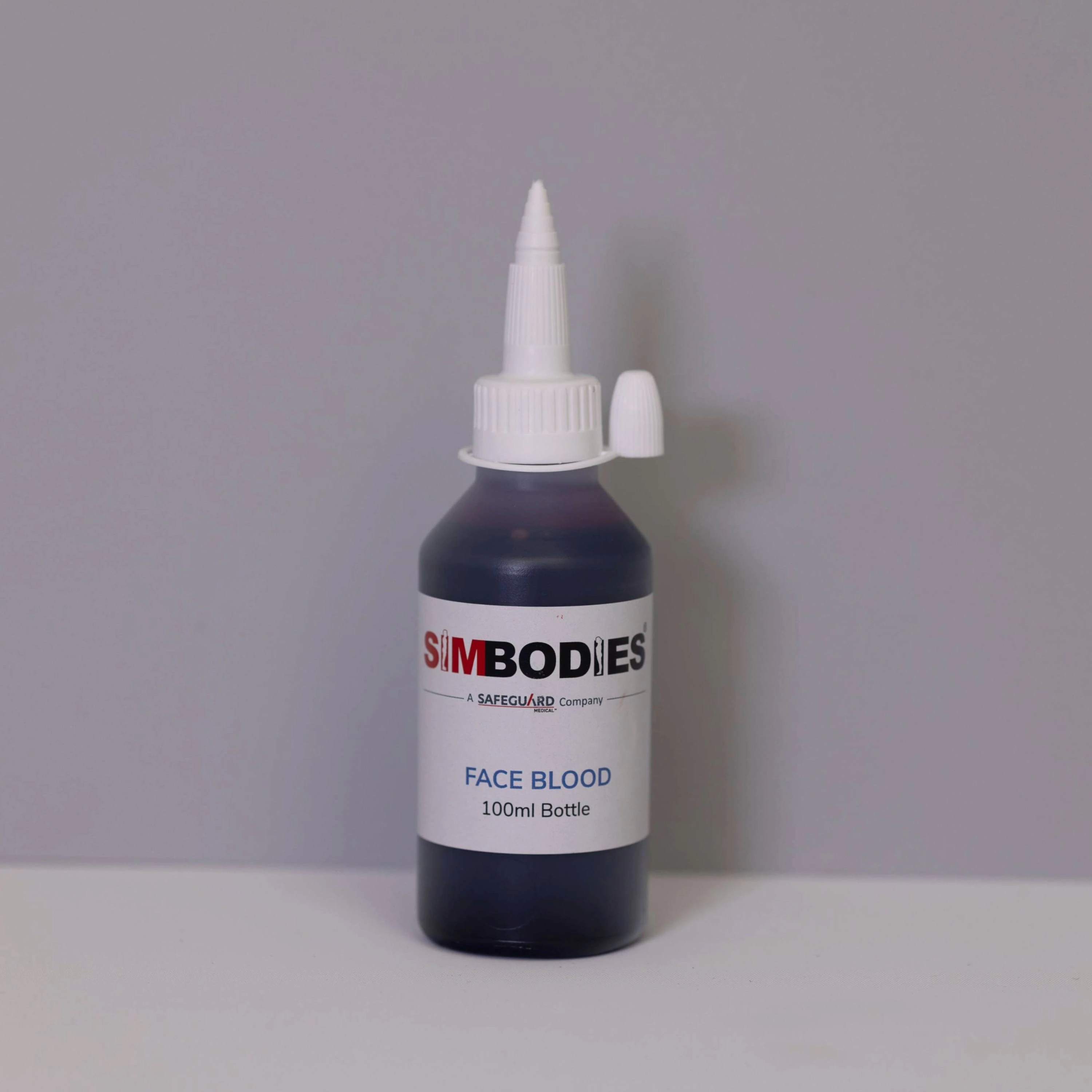 SimBodies Face Blood, 100 mL Bottle