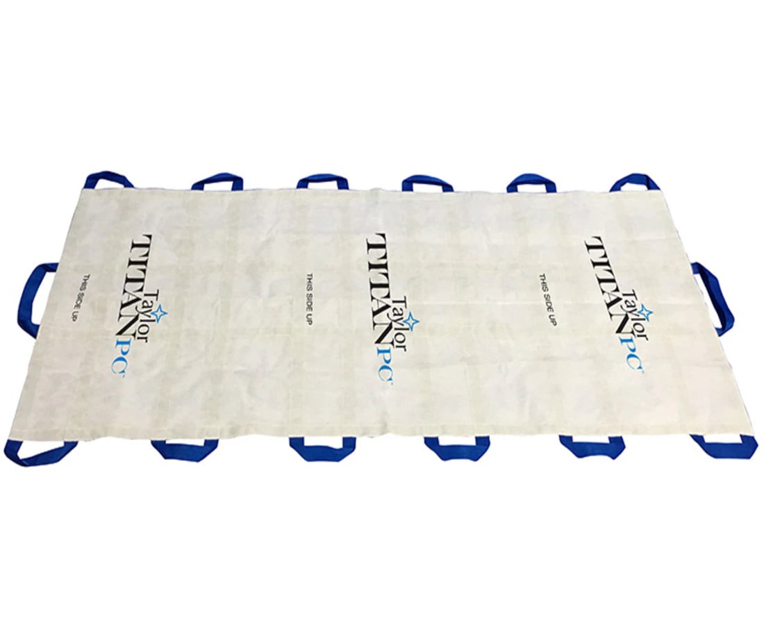 TitanPC Transport Stretcher, 14" Hand, White