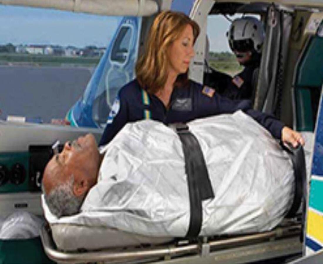 Medline Thermo Transport Cocoon, Hypothermia Cocoon, White, Adult