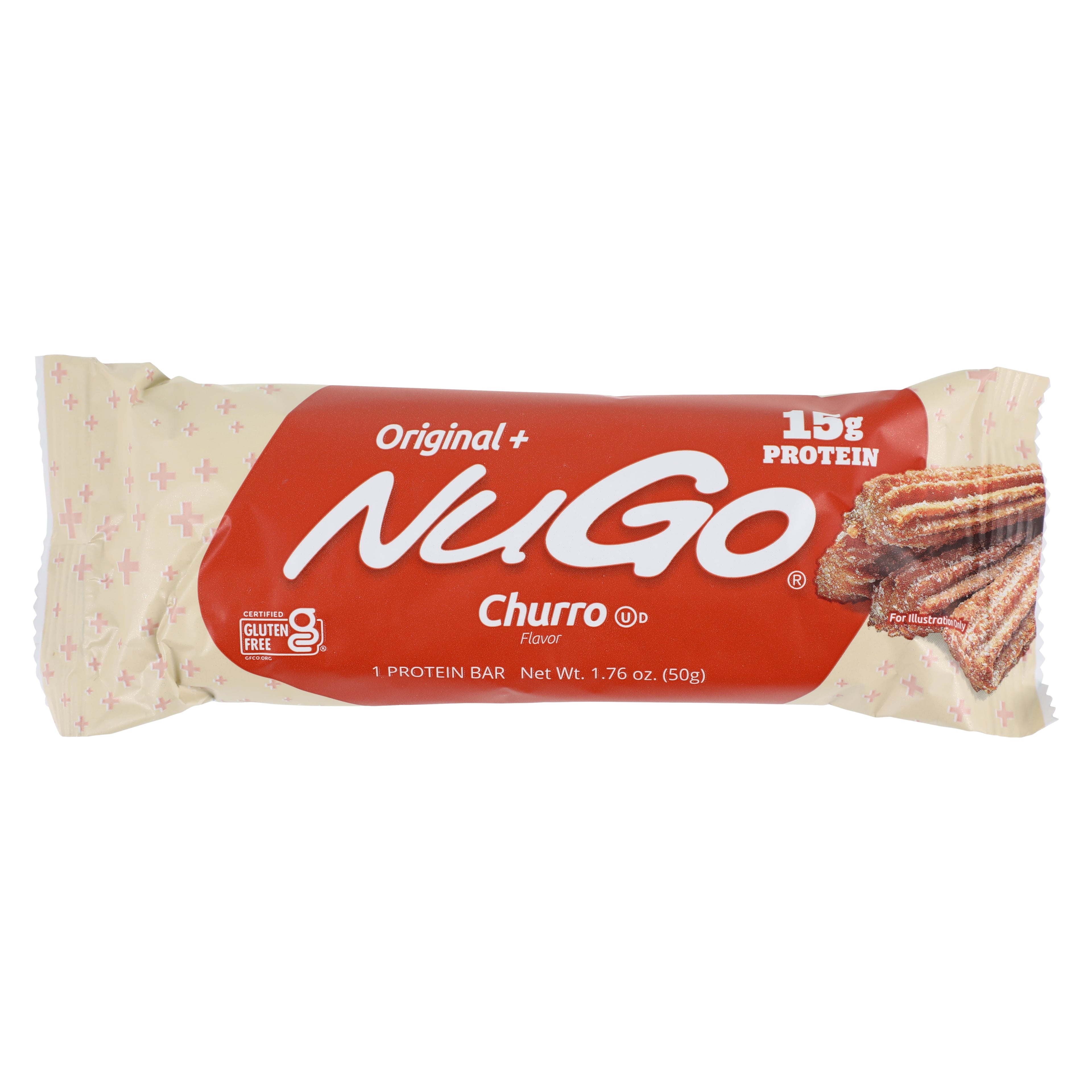 NuGo Original+ Dialysis Protein Bar, Churro Flavor, Individually Wrapped, 36/Case, 01KEZKNQDZEWH8MYXS7XYKJFSW