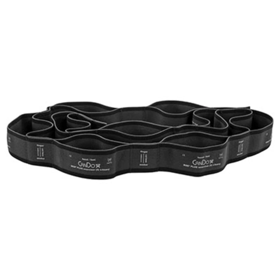 CanDo Thera-Band Exerciser, 6 ft, Black (X-Heavy Resistance)