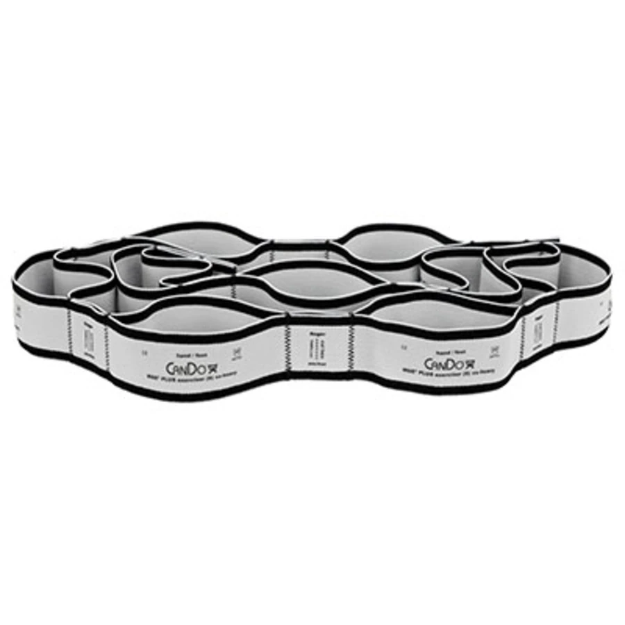 CanDo TheraBand Exerciser, 6 ft, Silver (XX-Heavy Resistance)