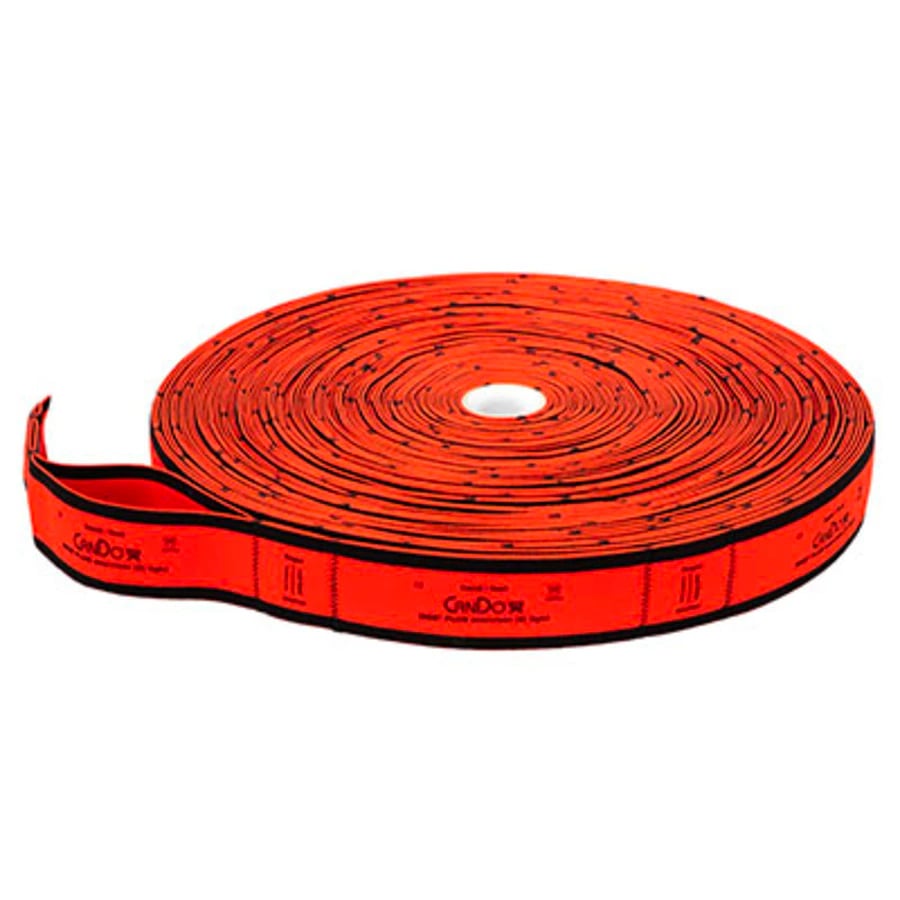 CanDo Band Exerciser, Red (Light Resistance), 30 yd Roll