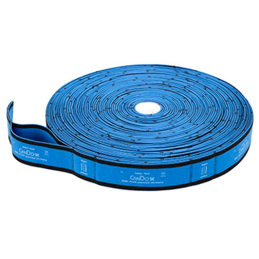 CanDo Band Exerciser, Blue, Heavy Resistance, 30 yd Roll