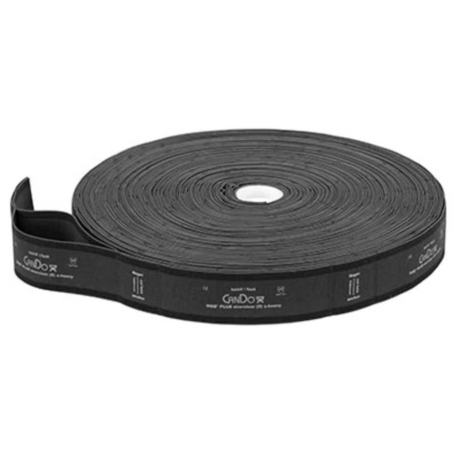 CanDo Band Exerciser, X-Heavy Resistance, Black, 30 yd Roll