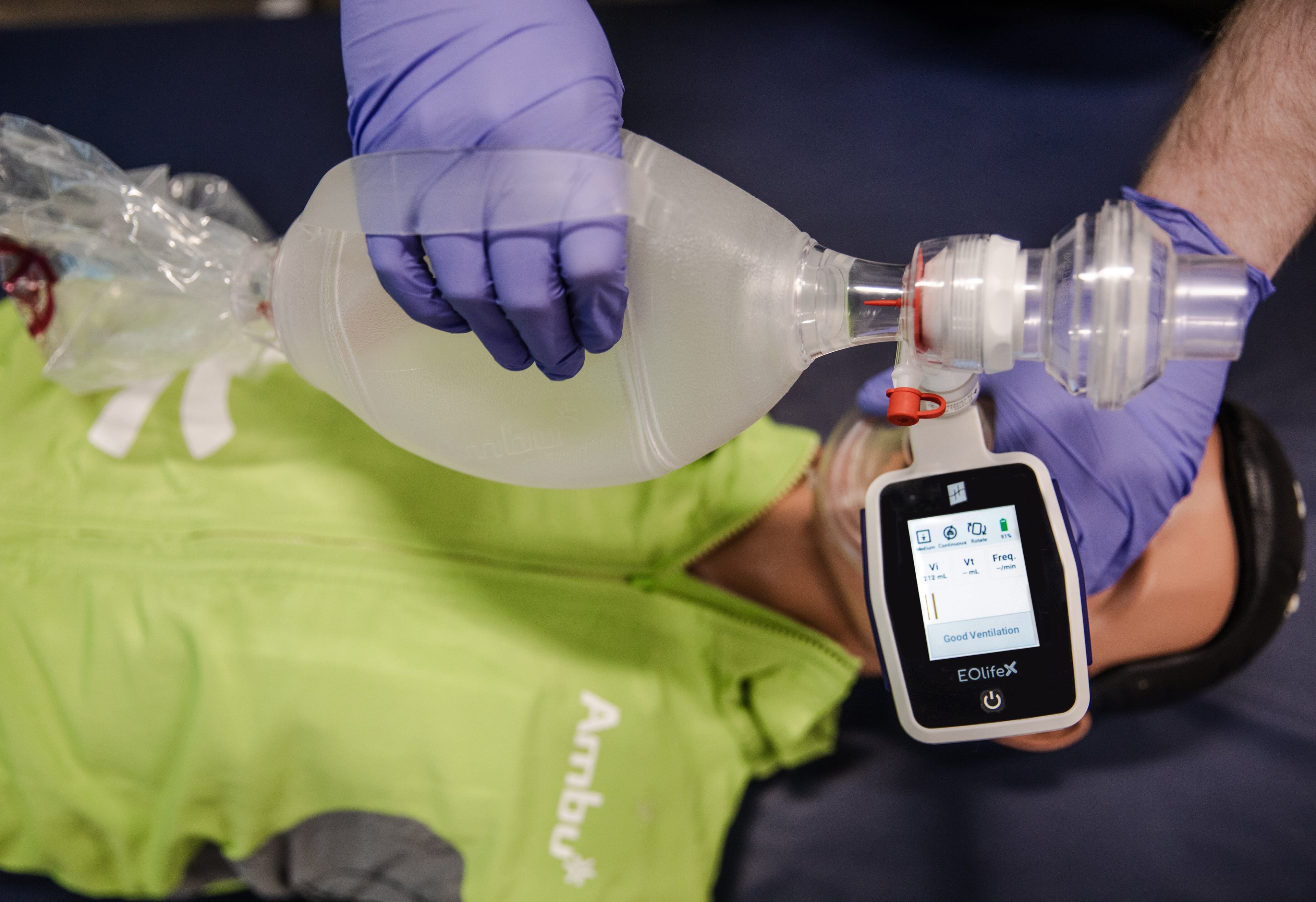 AmbuMan Advanced IV Trainer with EOlifeX