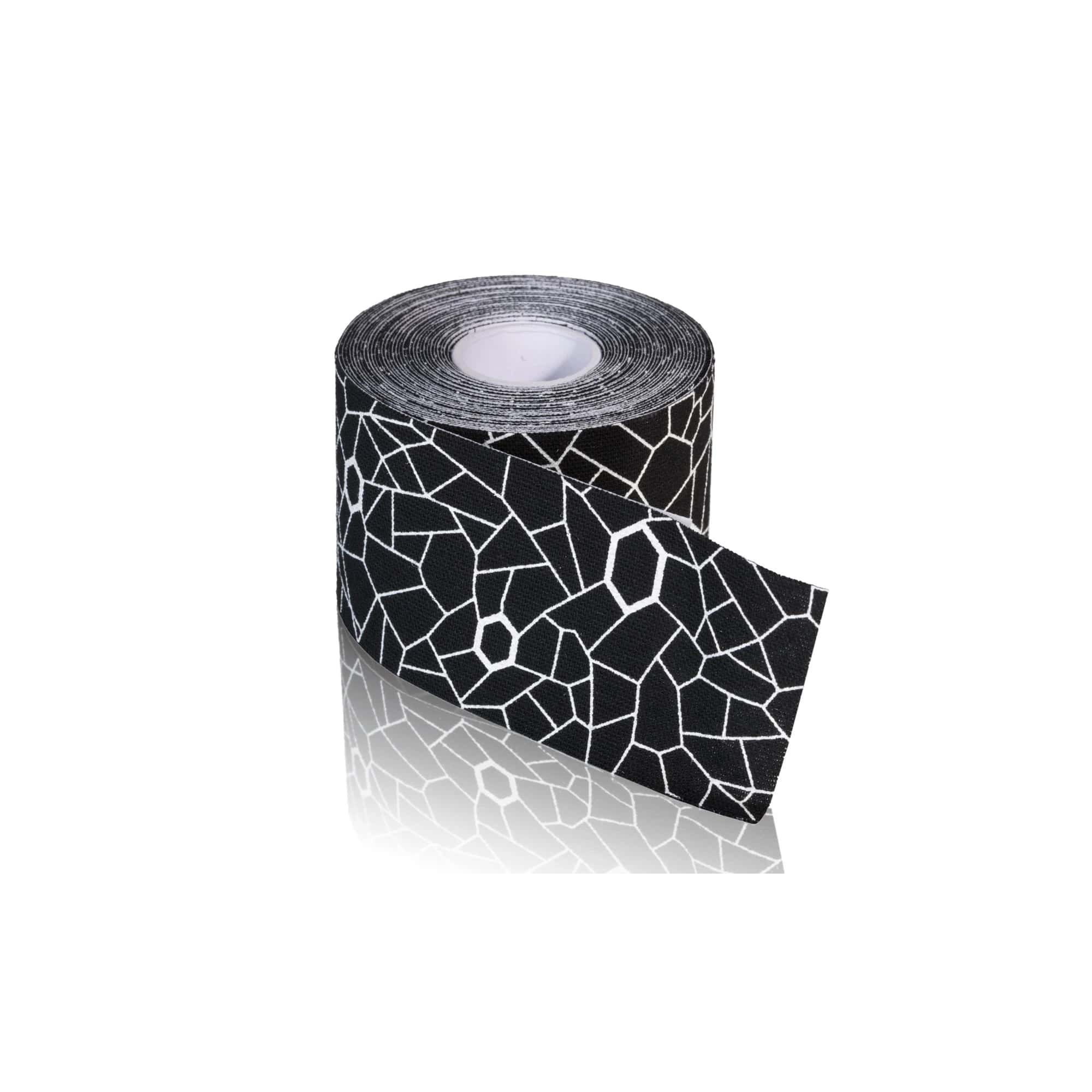 TheraBand Kinesiology Tape, 2" x 16.4 ft, Black/White, Each