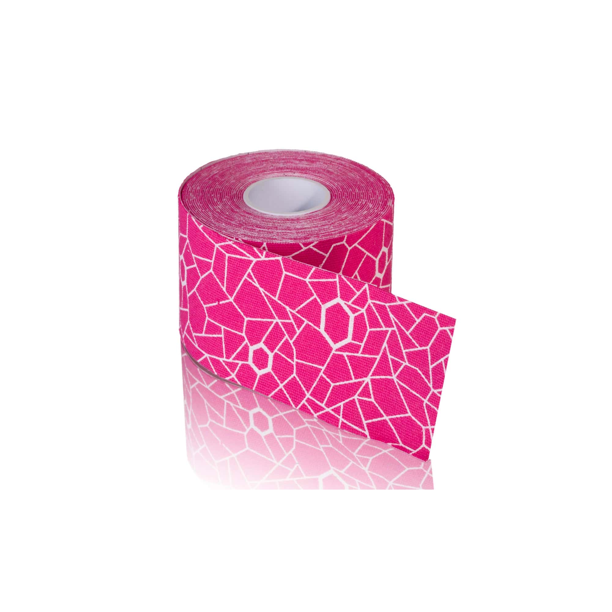 TheraBand Kinesiology Tape, 2" x 16.4 ft, Pink/White, Each