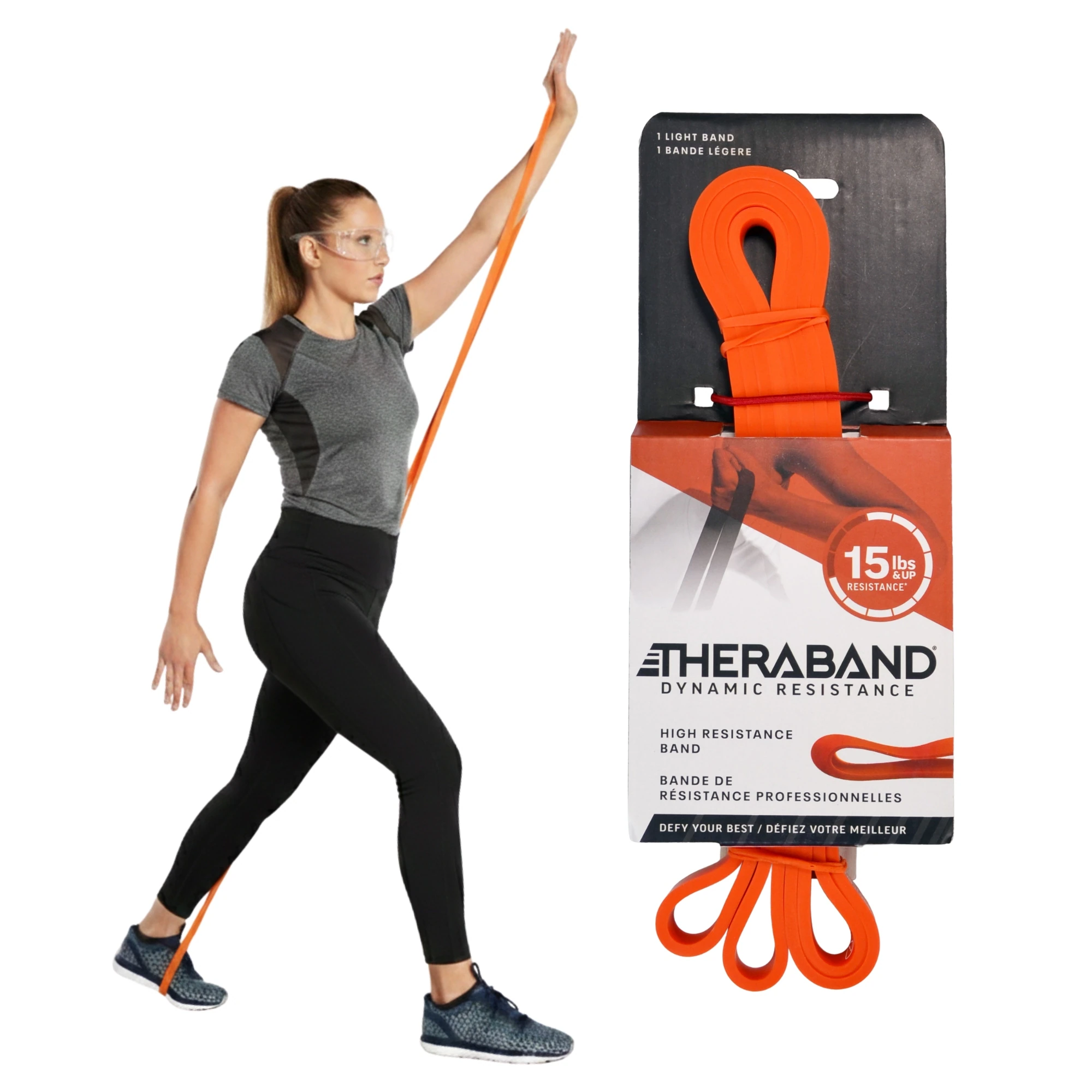 TheraBand High Resistance Resistance Band, Light