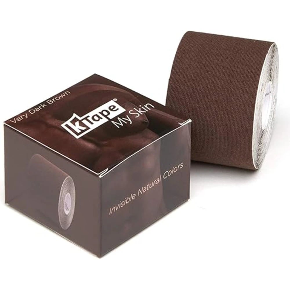 Kinesio Tex K-Tape My Skin Athletic Tape, Very Dark Brown, 2" x 16.4 ft, Each