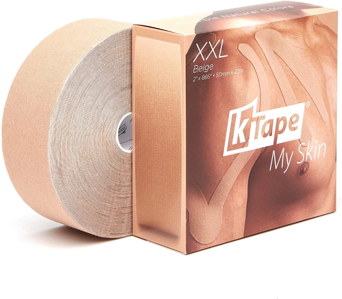 Kinesio K-Tape My Skin XXL Athletic Tape, Beige, 2" x 72.2'