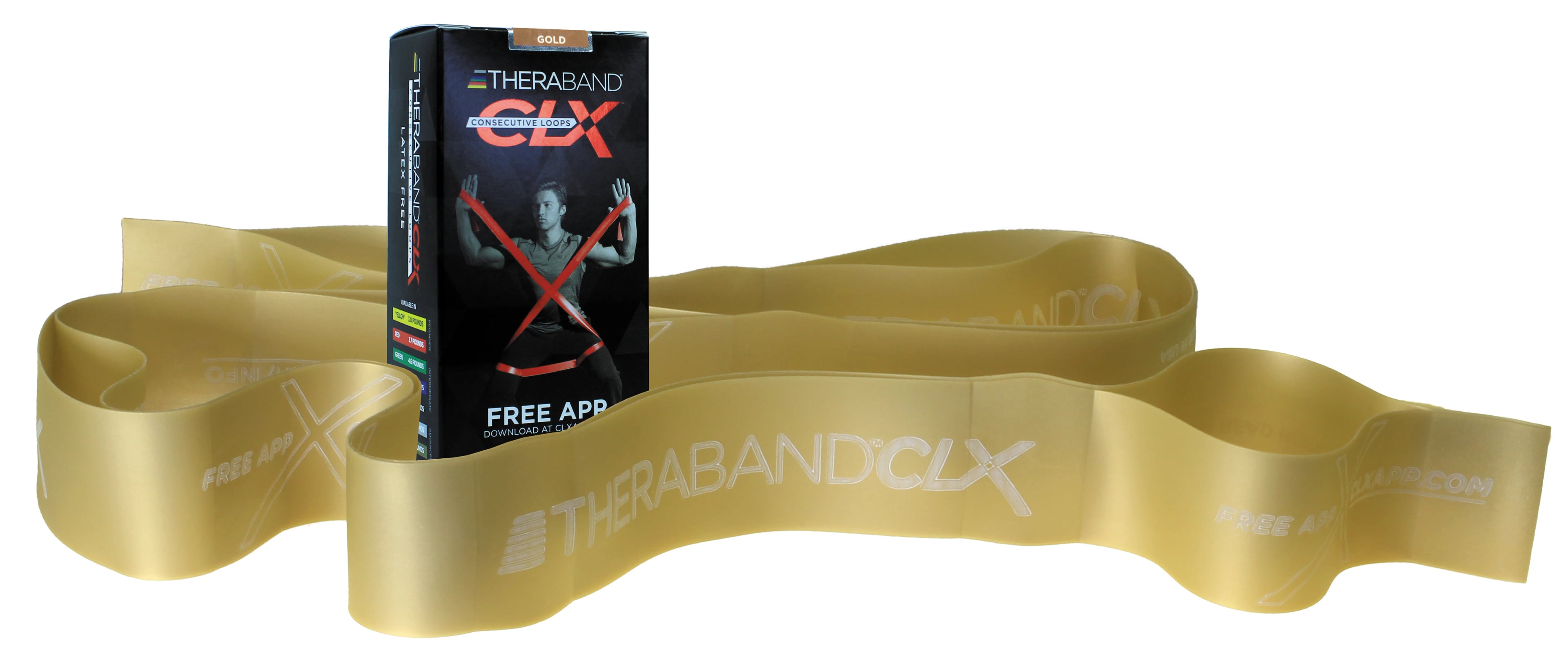 TheraBand CLX Resistance Band, 24/Box