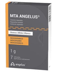 MTA Angelus White Reparative Cement, 1g Vial with 3ml Distilled Water and Measuring Scoop, 7 Doses, Ref 822