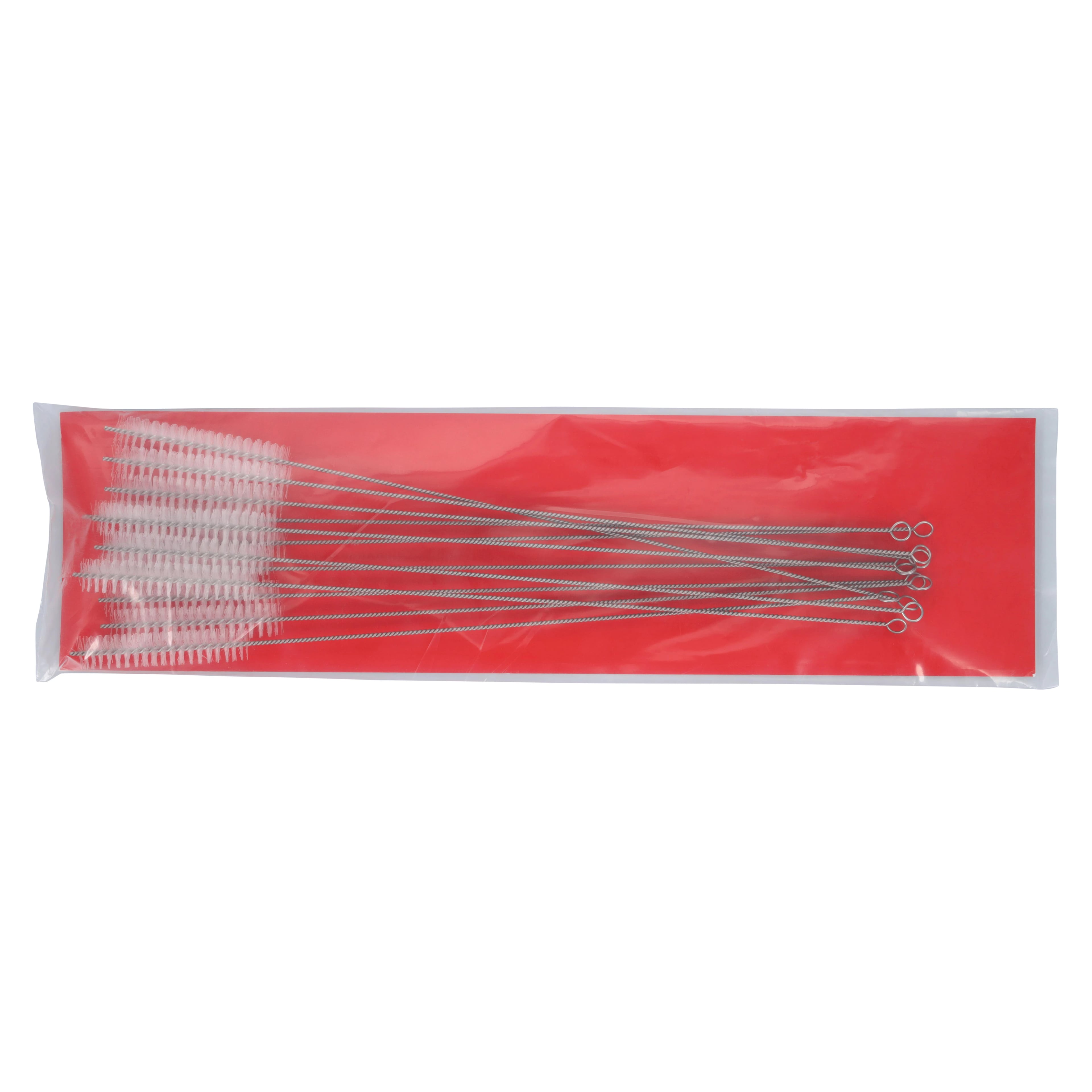 Quality Aspirators Large Cleaning Brushes, 1/2" Diameter, 12 Inches Long, Stainless Steel Wire, 12/Pack