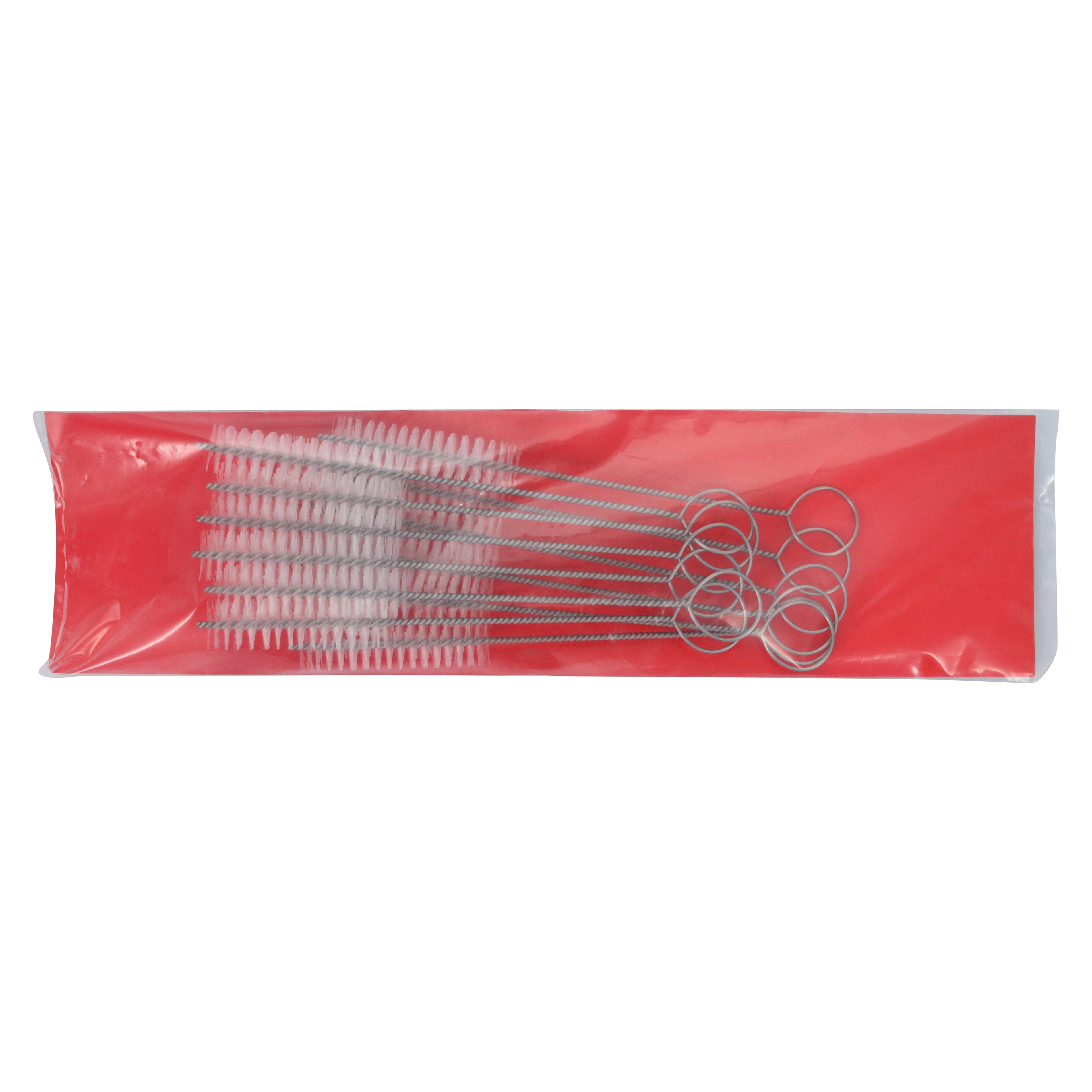 Quality Aspirators Extra Large Cleaning Brushes, 3/4" Diameter, 8" Length, Stainless Steel Wire, 12/Pk